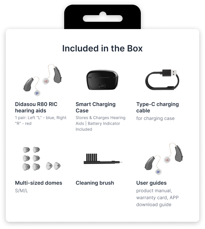 Didasou OTC RIC Hearing Aid